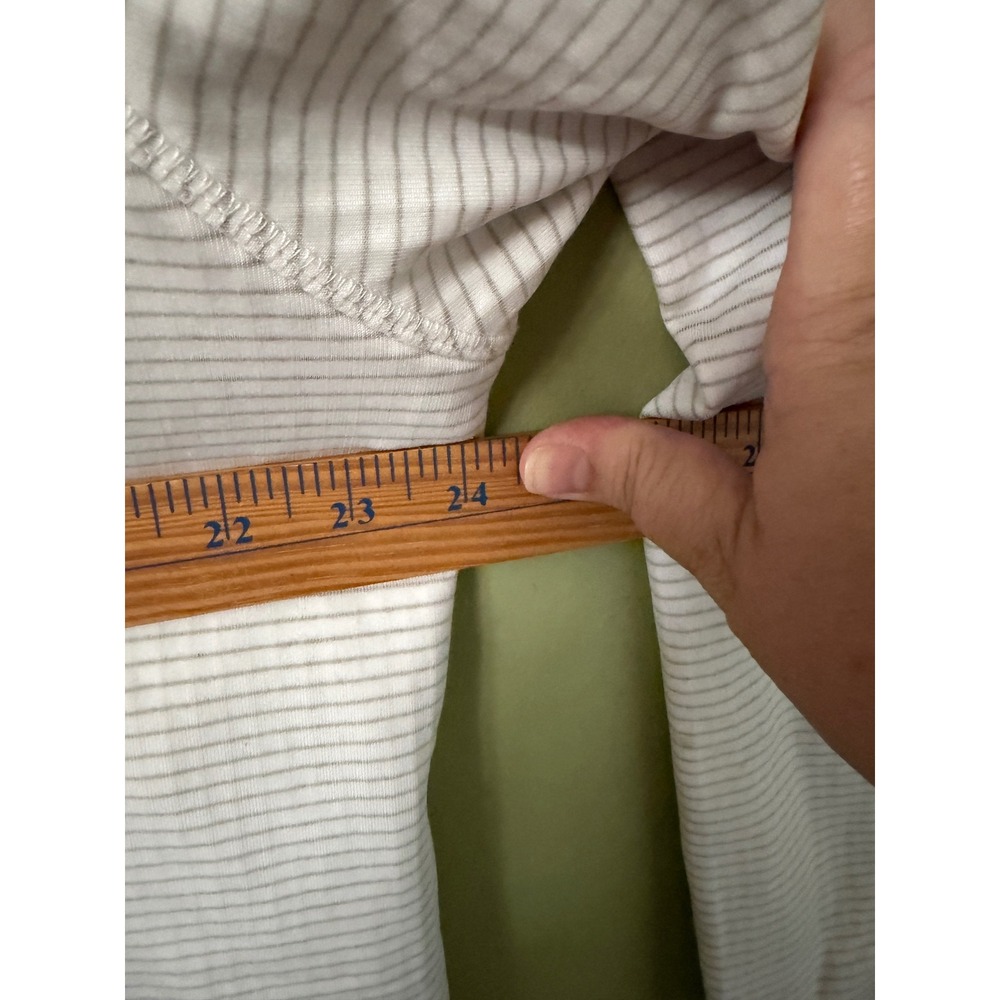 Drake Clothing Company Mens XL Striped Quarter Zip Hoodie Pullover Pockets - Picture 8 of 8